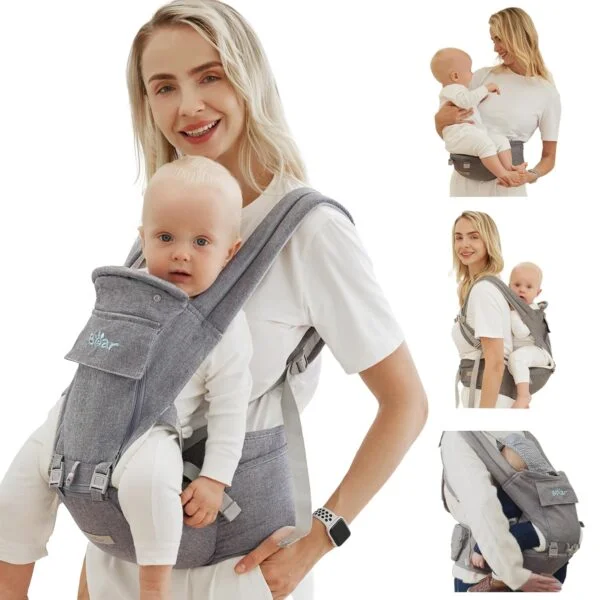 Bear Portabebés o cargador ergonómico 6 en 1 para recién nacidos a niños pequeños