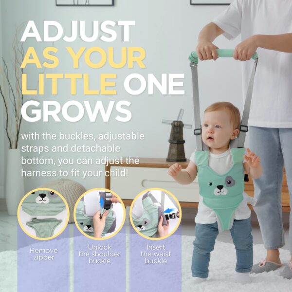 Watolt Arnés para caminar para bebés, verde agua