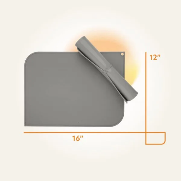 NumNum Manteles o mat Individuales Antideslizantes de Silicona para Bebés y Niños Pequeños, set de 2