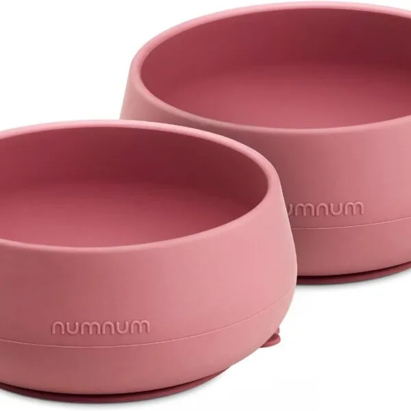 NumNum - Tazón de Succión de Silicona para Bebés, 4m+, set de 2