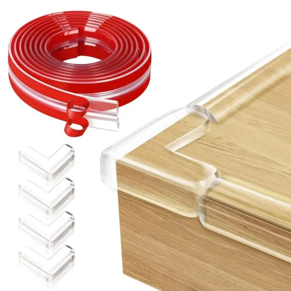 Protector de bordes y esquinas para muebles de 400, 500 o 1000 cm con protectores de esquinas