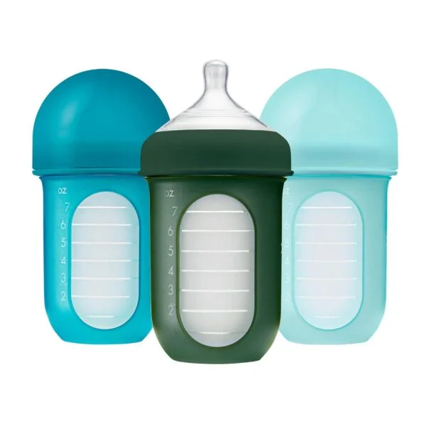 Boon - Biberones de Silicona 8oz pack de 3