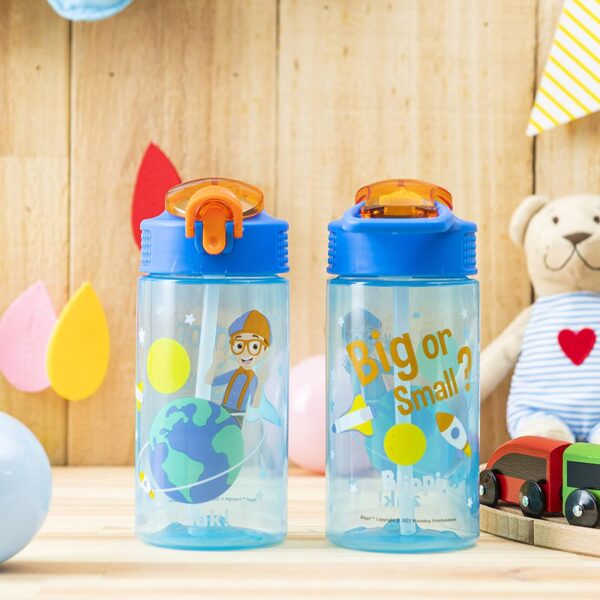Zak Designs - Botellas de Agua Blippi, 16 onzas, paquete de 2