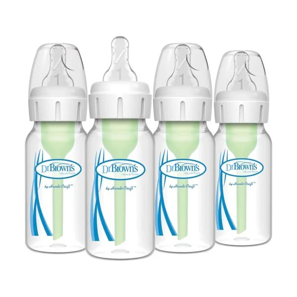 Dr. Brown's Options+ biberón anticólicos, 4oz pack de 4