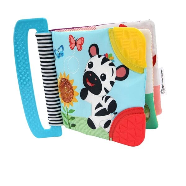 Baby Einstein Curious Explorers - Libro mordedor, juguete sensorial recien nacidos