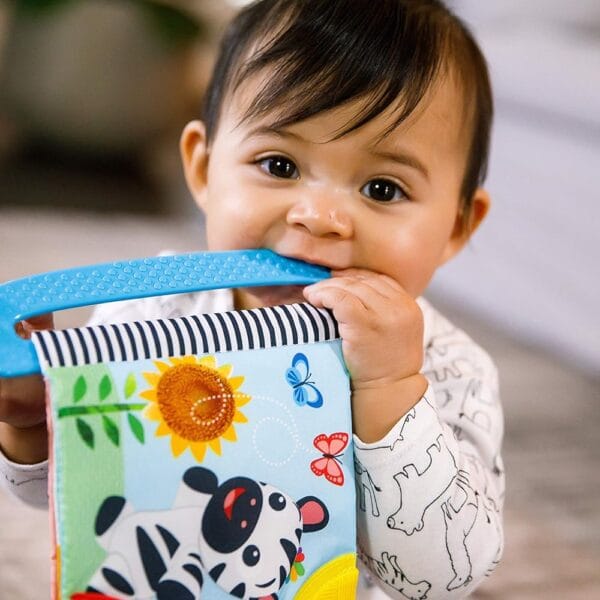 Baby Einstein Curious Explorers - Libro mordedor, juguete sensorial recien nacidos