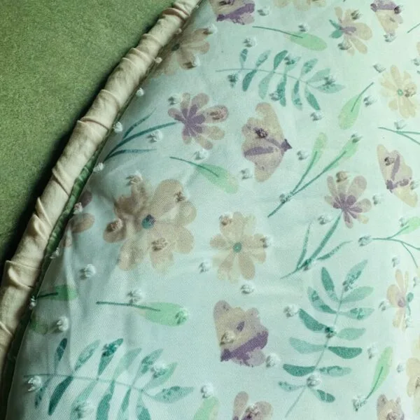 Meadow Dreams- Alfombra de juego para bebés 92cm de diámetro, flores
