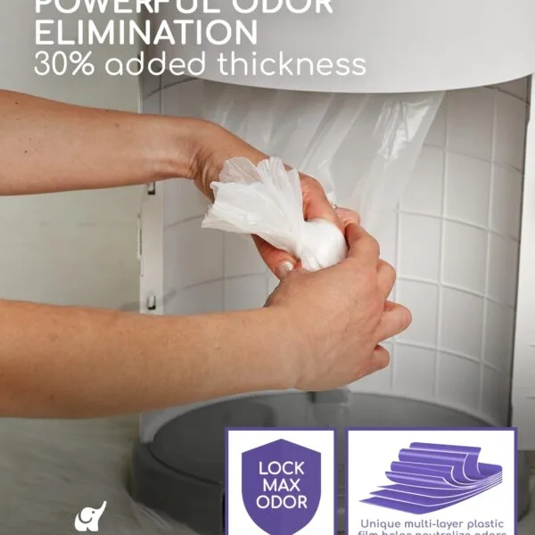 Babyfeel Recambios compatibles con cubos de pañales DEKOR CLASSIC | Paquete de 8