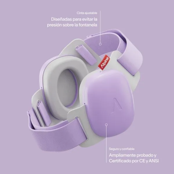 Alpine Muffy Baby - Cascos Bebe Antiruido - Protección Auditiva para Bebés y Niños