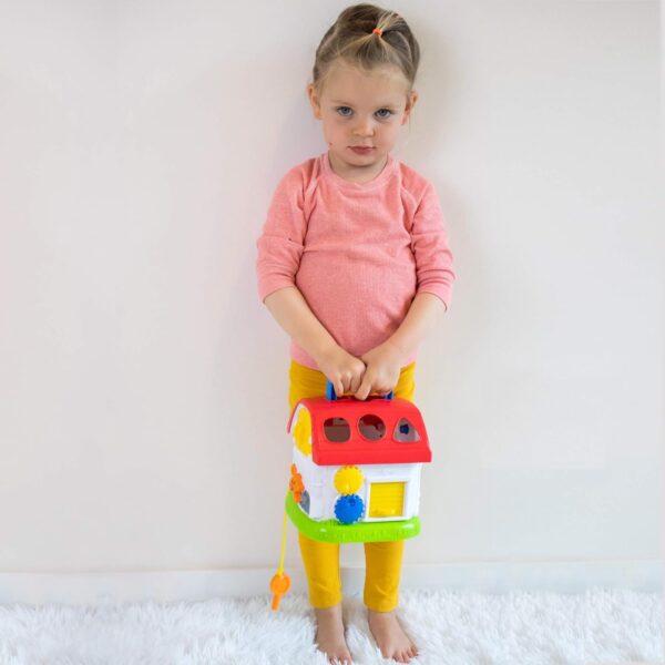 Shape Sorter Baby Activity Cube – Centro de actividades educativas Montessori con luces y sonidos