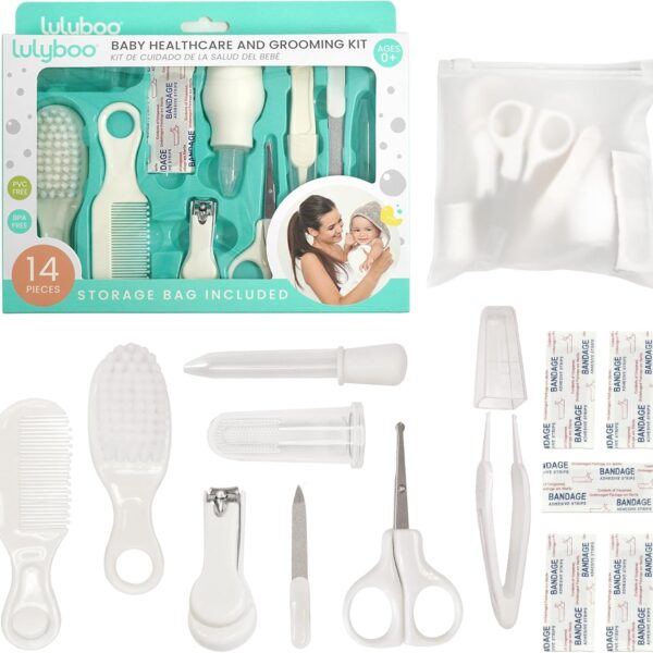 Lulyboo Ultimate Certified Safety 14-Piece Baby Grooming Kit