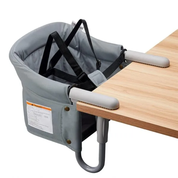 Veeyoo - Silla con gancho, Silla alta con clip compacto plegable para bebé
