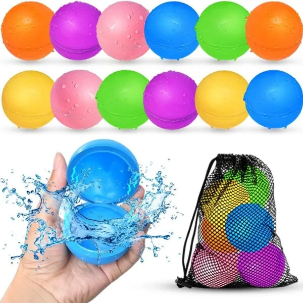 Globos de agua reutilizables(18 piezas)