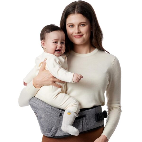 Momcozy Portabebés o cargador con asiento de cadera, cintura ajustable talla M o L
