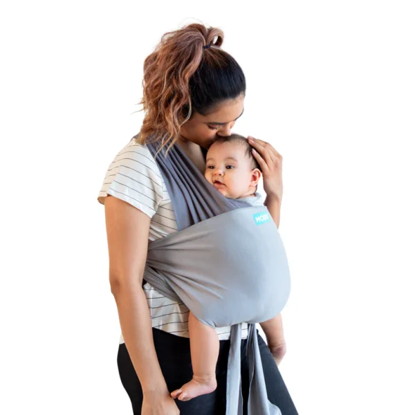 Moby Easy Wrap - Portabebés fácil de envolver | Puede transportar bebés de hasta 33 libras