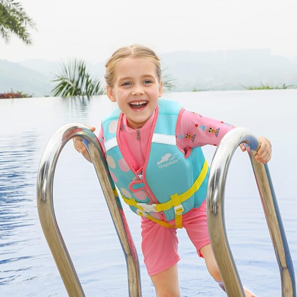 Gogokids - Chaleco de Natación para Niños de 30 a 50 Libras (16 a 18 kilos)