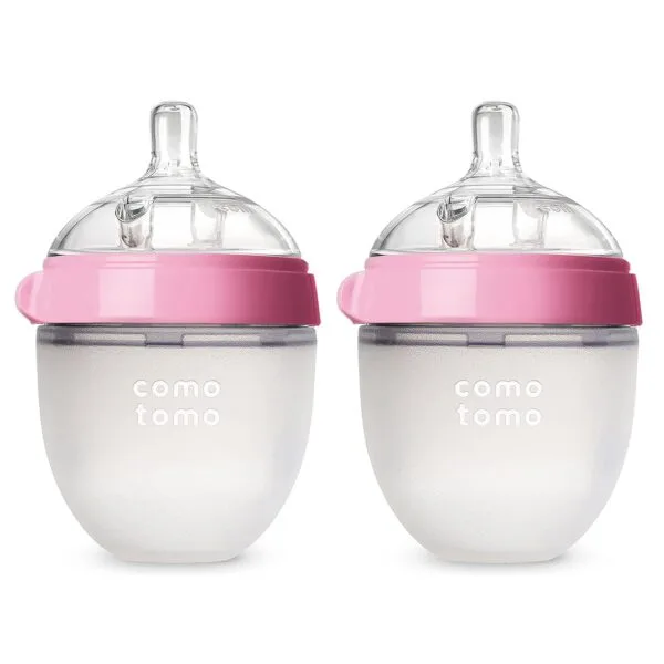 Biberón Comotomo Rosado 5 oz - Paquete de 2