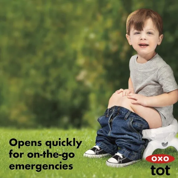 Bacinilla o Orinal Portátil 2 en 1 OXO Tot - Ideal para Viajes y Emergencias Infantiles