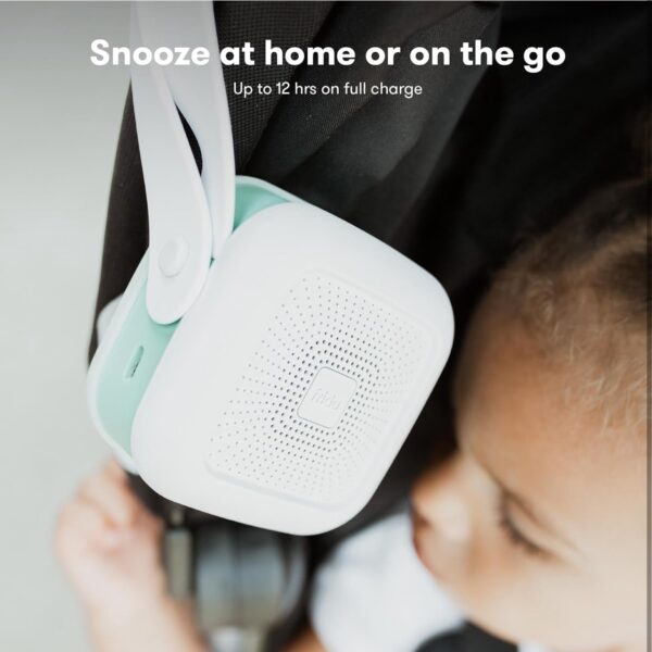 Frida Baby 2-en-1 Máquina de Sonido Portátil + Luz Nocturna – Máquina de Ruido Blanco con 5 Sonidos Relajantes y 3 Modos de Luz – Ideal para Viajes y Uso Diario