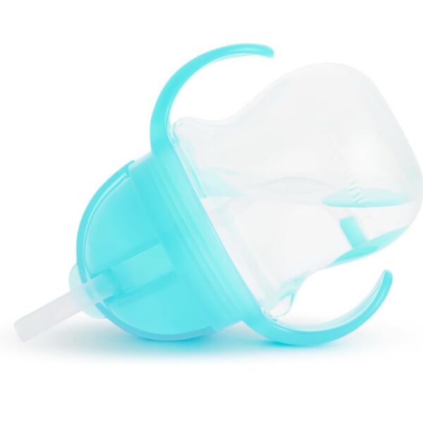 Vaso Entrenador Munchkin con Sorbeto y Tapa Click Lock, 7 oz, Azul