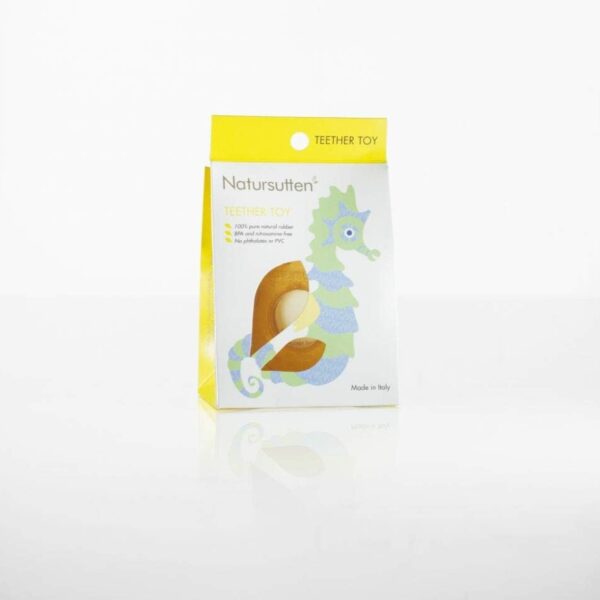 Mordedor Eco Baby Natursutten de Caucho Natural, Libre de BPA, hecho en Italia