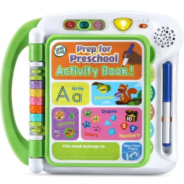 LeapFrog Prep for Preschool Activity Book, color verde: el compañero perfecto para el aprendizaje preescolar