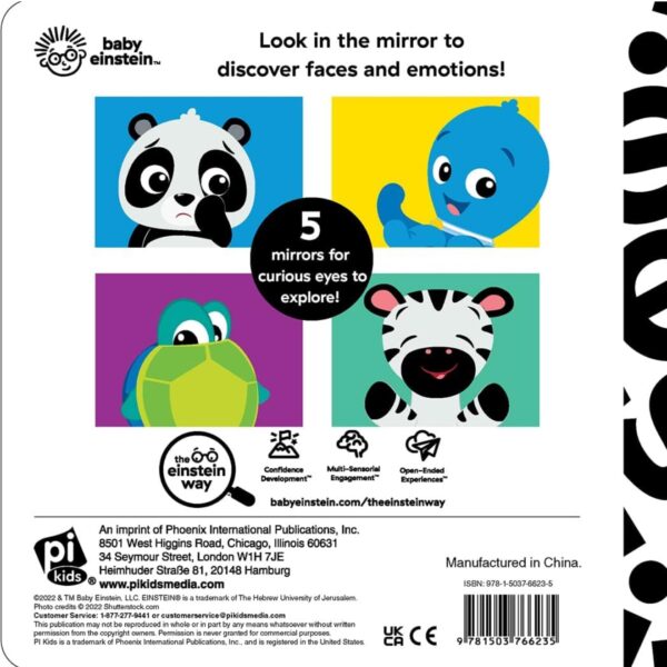 Baby Einstein - Mi Primer Libro de Espejos y Emociones - My first feelings mirror book