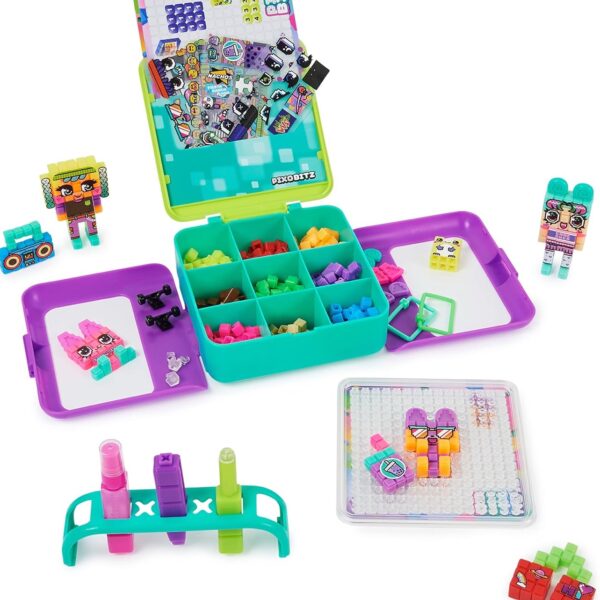 Estudio Pixobitz con 500 Cuentas de Agua Fusionables, Accesorios y Decos - Crea Diseños 3D sin Calor, Juguete de Manualidades para Niños y Niñas de 6 Años en Adelante