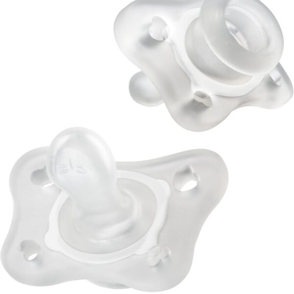 Chupeta Chicco PhysioForma 100% Silicona Suave para Bebés de 0-2 Meses | Libre de BPA y Látex
