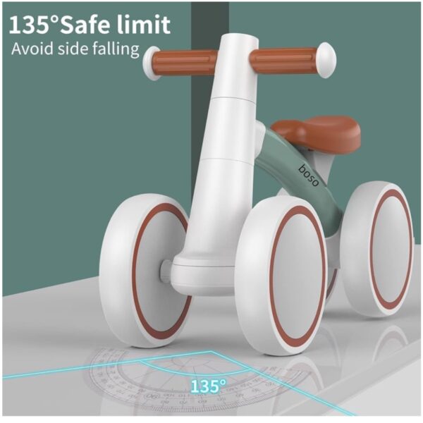 BOSO- Bicicleta de Balance para Bebés de 12 a 36 Meses - Ligera, Segura y Ergonómica - Juguete de Desarrollo para Niños y Niñas