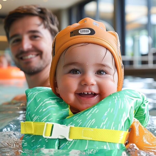 Chaleco Salvavidas para Bebés y Niños Aprobado por la Guardia Costera - Flotador Infantil 0-30 lbs y de 12 a 36 meses