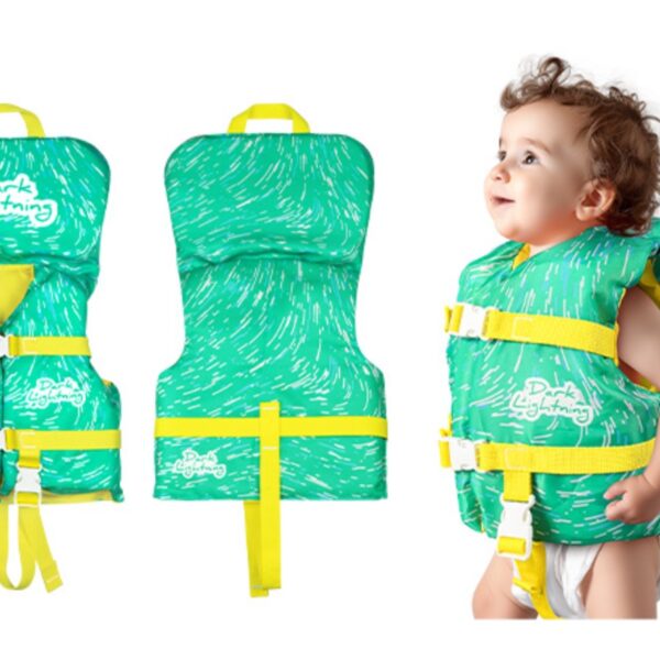 Chaleco Salvavidas para Bebés y Niños Aprobado por la Guardia Costera - Flotador Infantil 0-30 lbs y de 12 a 36 meses