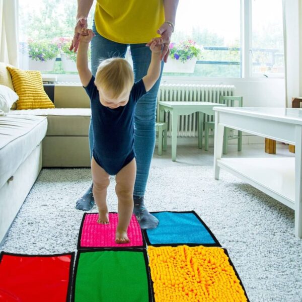 Set de 12 Mini Alfombras Sensoriales para Niños