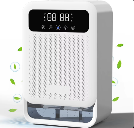Deshumidificador Inteligente 2 en 1 con Purificador de Aire y Tanque de 3.8L perfecto para habitación o áreas de juego de bebé de 55m2