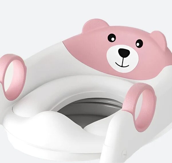 Asiento de Entrenamiento para Baño con Escalera Sokano, Rosa