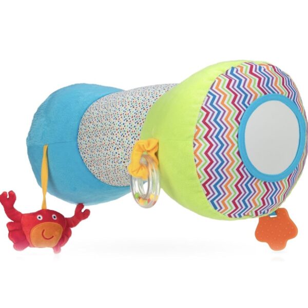 Nuby Almohada de descubrimiento de la hora boca abajo con juguetes