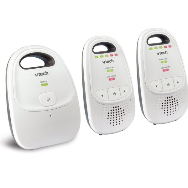 VTech Safe & Sound, Monitor digital con dos unidades para padres, paquete de de 1, Blanco