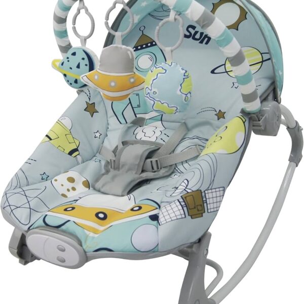 Tinytots - Silla mecedora y vibradora para bebés de 0 meses en adelante