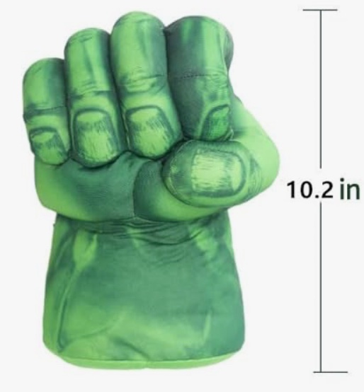 Guantes de Hulk para niños (set de dos)