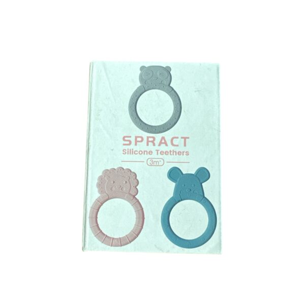 SPRACT - Juguetes de dentición para bebés de 0 a 6 meses