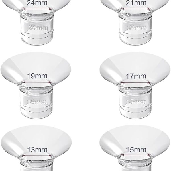 Bridas individuales para extractores de leche de 21mm, 19mm, 17mm, 15mm - compatible con extractores de 24 mm