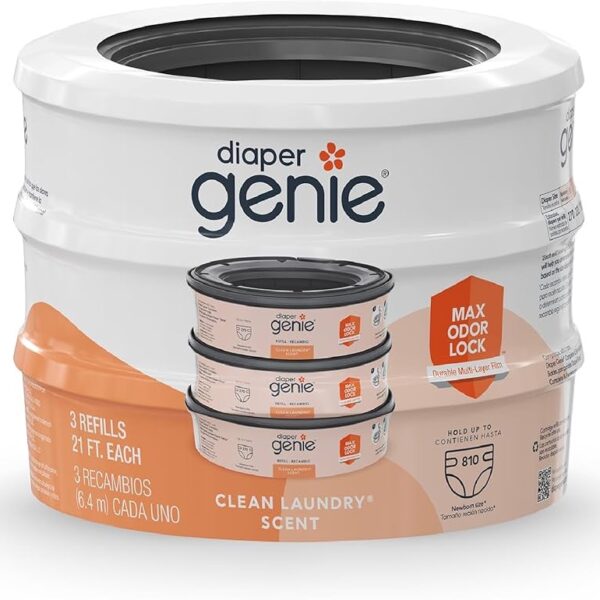 Diaper Genie Bags - Recambios de 270 unidades (paquete de 3)