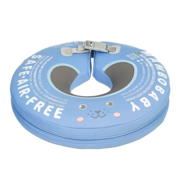 Mambobaby Flotador Aro de cuello para bebés de 0-12 m - azul