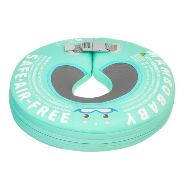 Mambobaby Flotador Aro de cuello para bebés de 0-12 m - verde