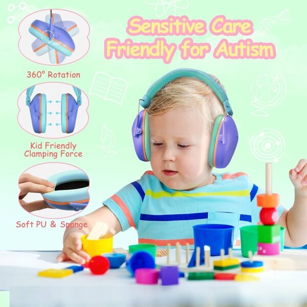 Onhear | Auriculares Protectores con Cancelación de Ruido para Niños – NRR 26 dB- Protección auditiva cómoda y segura para niños de 3 a 16 años