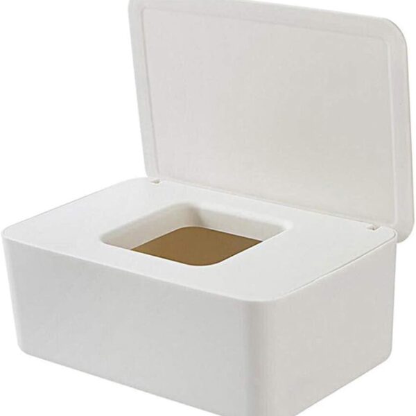 Dispensador de toallitas húmedas, Blanco