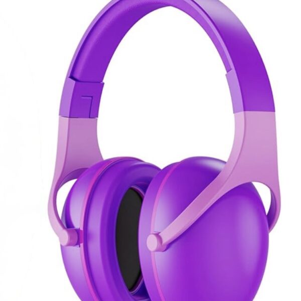 ProCase | Auricular con Cancelación de Ruido para Niños – NRR 24 dB para niños de 2 a 8 años, - morado