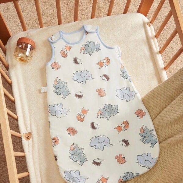 Saco de Dormir para Bebé o swaddle con Estampado de Animalitos