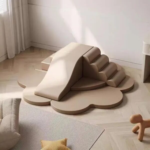 Set de juego de espuma, para escalar para Bebés, gimnasio– 4 Piezas con Tobogán y Escalón