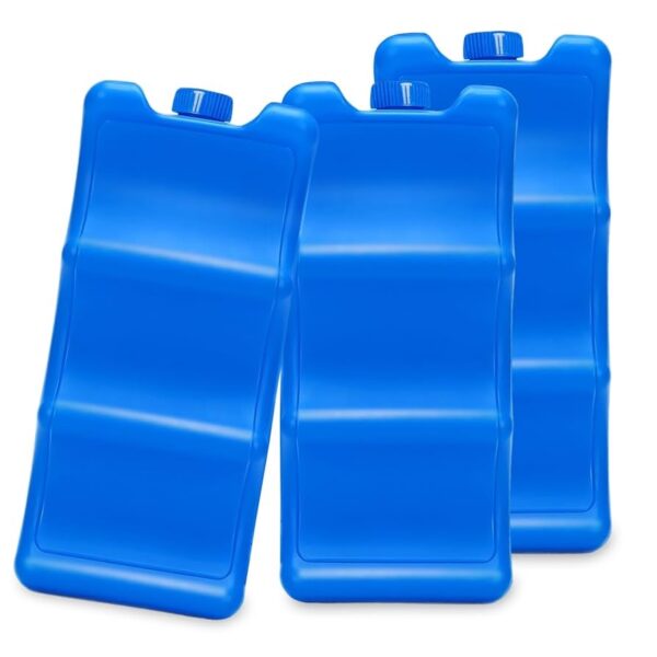Paquete de hielo contorneados para leche materna – Bolsas reutilizables para mantener fría la leche, biberones o alimentos, 1 unidad